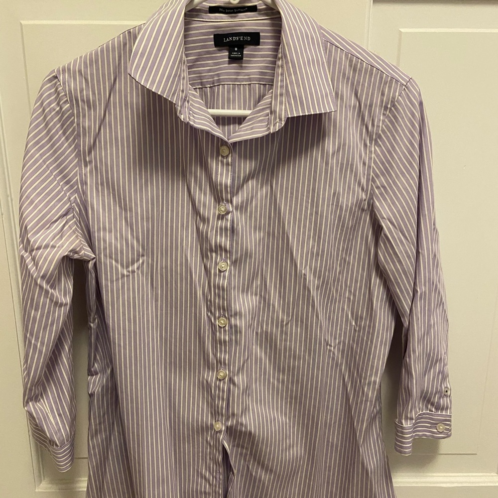 Lands’ End Supima No Iron Button Down Shirt